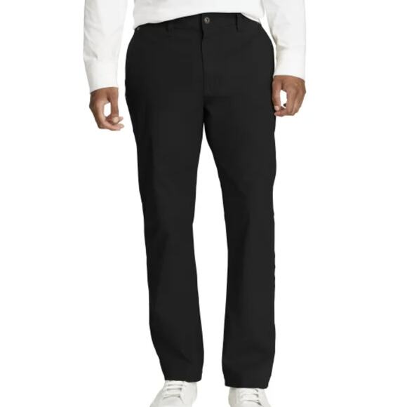 Eddie Bauer Men's Utility Cotton Canvas Stretch Pant Black Size 32 x 34 NWT - Picture 2 of 6